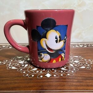 Disney Mickey Mouse Mug - mauve and Blue